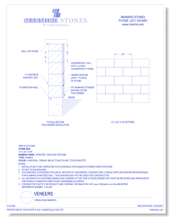Veneer: Crema Eda® Bamboo