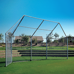 View Hooded Arch Backstop: Model 1230