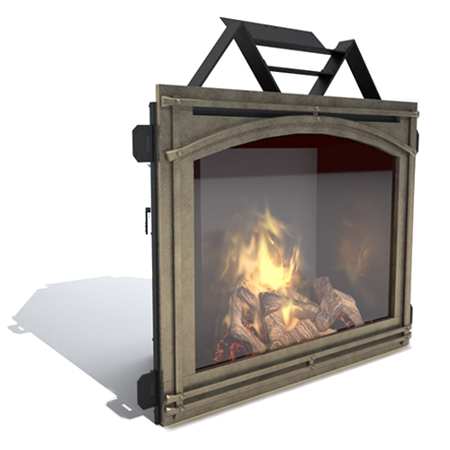 Gas Fireplace: Carlton 46