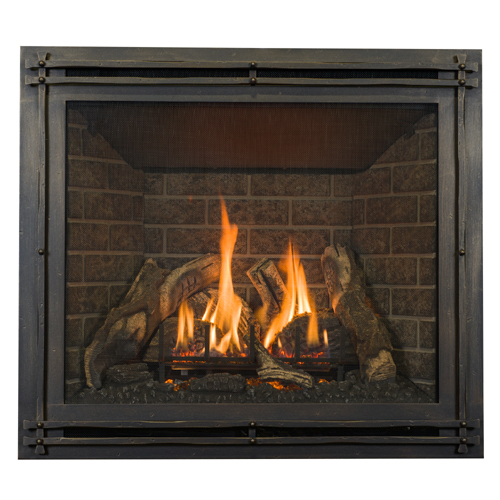 CAD Drawings BIM Models Kozy Heat Fireplaces Gas Fireplace: Bayport 36