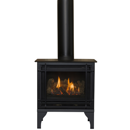 CAD Drawings BIM Models Kozy Heat Fireplaces Gas Stoves: Oakport 18