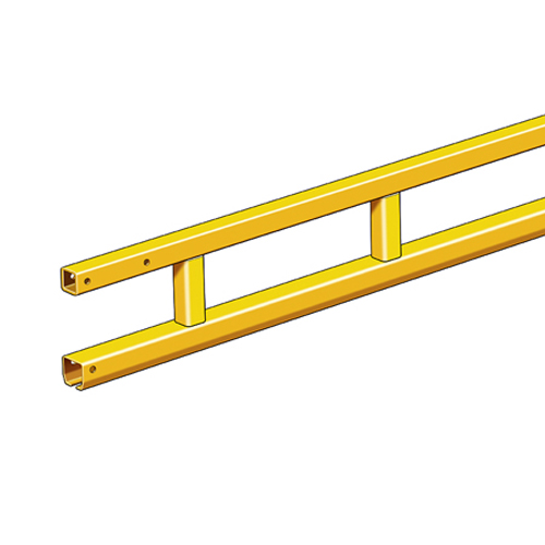 CAD Drawings BIM Models Rigid Lifelines  Single Trussed Track 