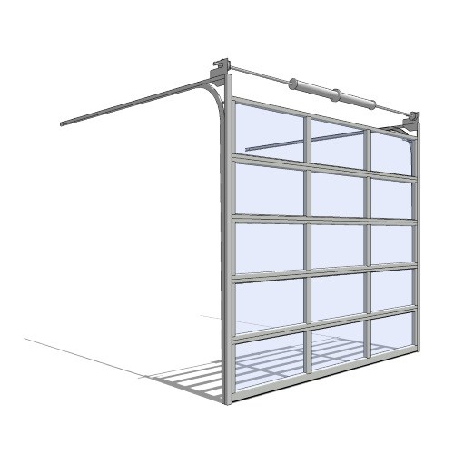 Amarr 3552: Heavy-Duty Aluminum Full View