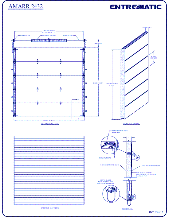 Amarr 2432: Heavy-Duty Polystyrene Insulated