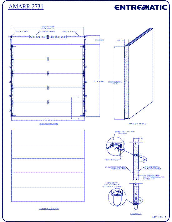 Amarr 2731: Medium-Duty Polystyrene Insulated