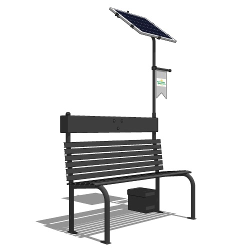 Sun Charge Systems: Old Town Charging Bench