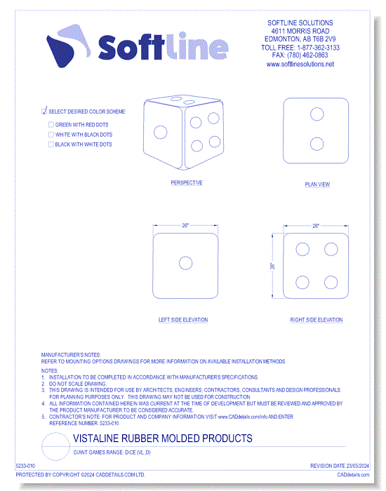 Giant Games Range: Dice (VL_D)