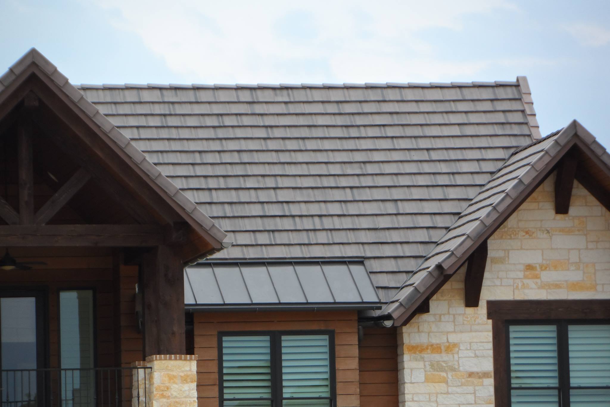 Mountain Style Home Caddetails, Crown Roof Tiles