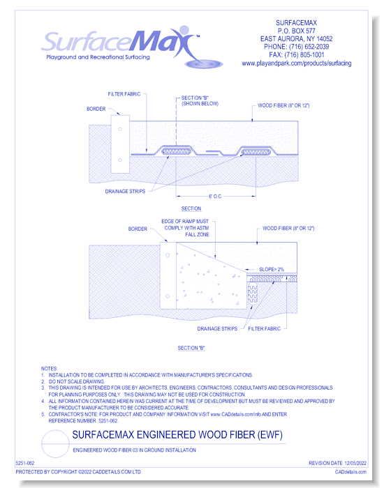 Engineered Wood Fiber 03 In Ground Installation
