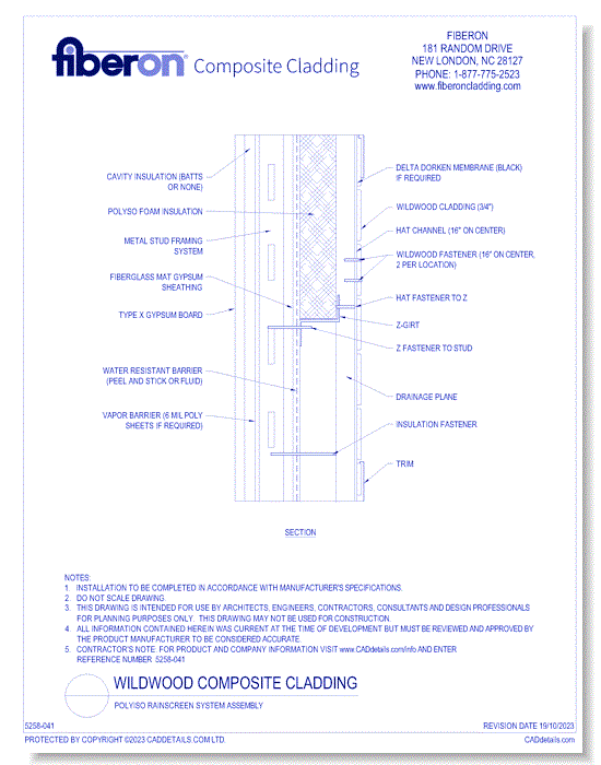 Wildwood Composite Cladding: Polyiso Rainscreen System Assembly