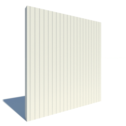 Vinyl Carpentry® Soffit & Vertical Siding: Chamfer Board™ - Double 5" Solid Vertical Siding & Porch Panel