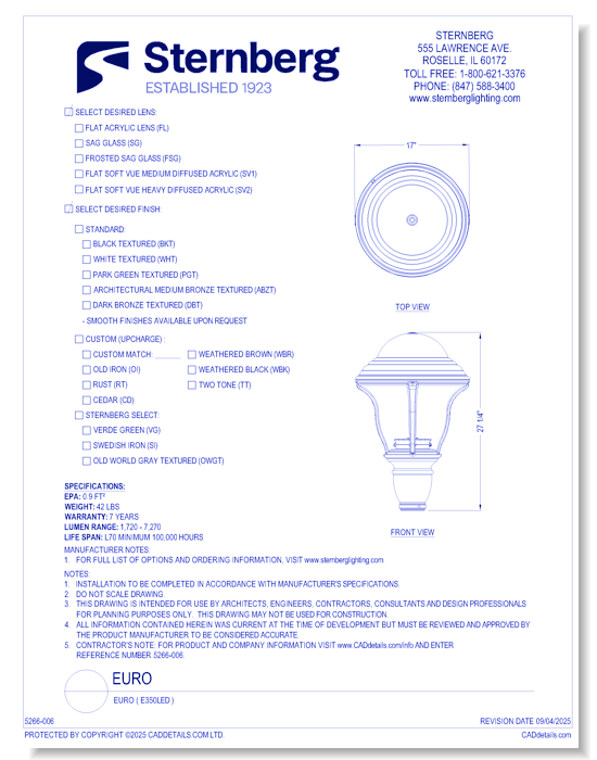 Euro ( E350LED )