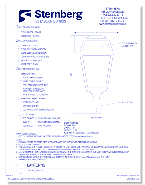 Seville ( S640LED )