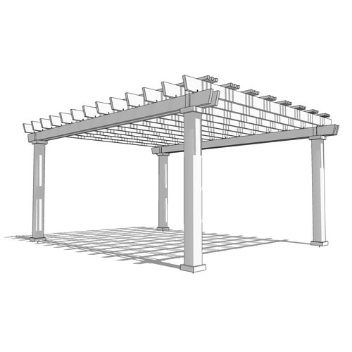 Oasis: 20' W X 16' P Freestanding Oasis Pergola