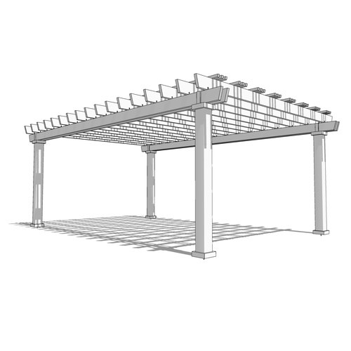 Oasis: 24' W X 16' P Freestanding Oasis Pergola