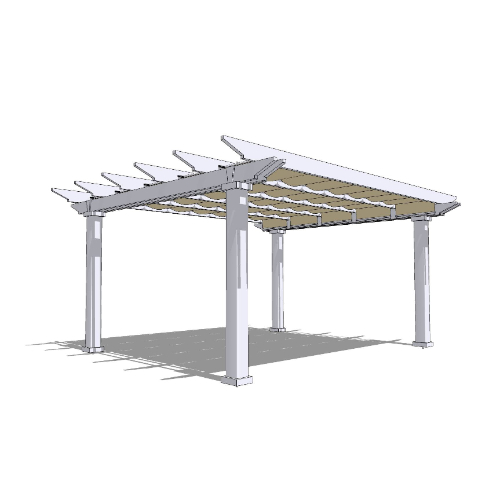 Marquis: 20' - 8" W X 12' P Freestanding Marquis Shade Structure