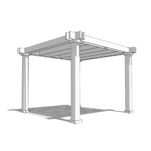Reverie: 12' W X 16' P Freestanding Reverie Shade Structure