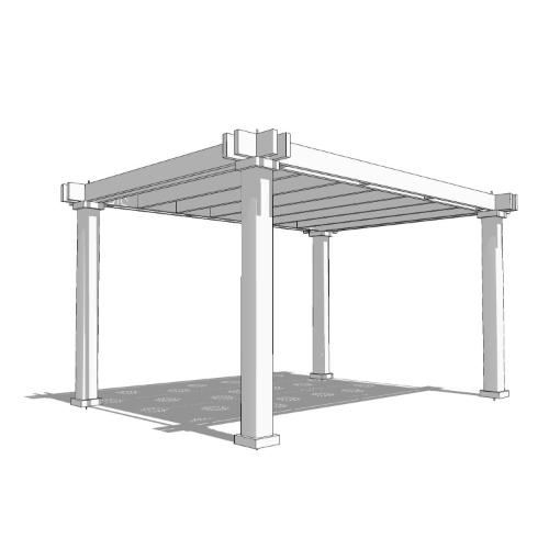 Reverie: 16' W X 16' P Freestanding Reverie Shade Structure
