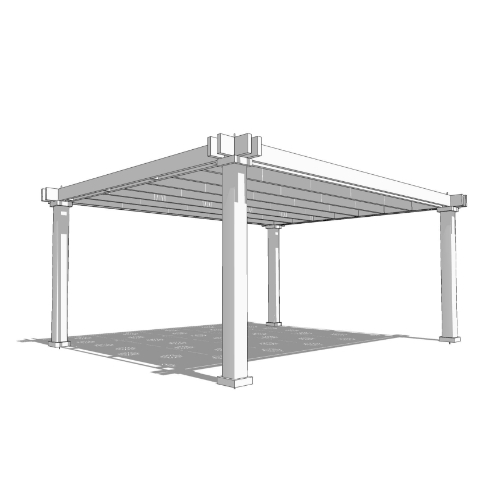 Reverie: 16' W X 20' P Freestanding Reverie Shade Structure