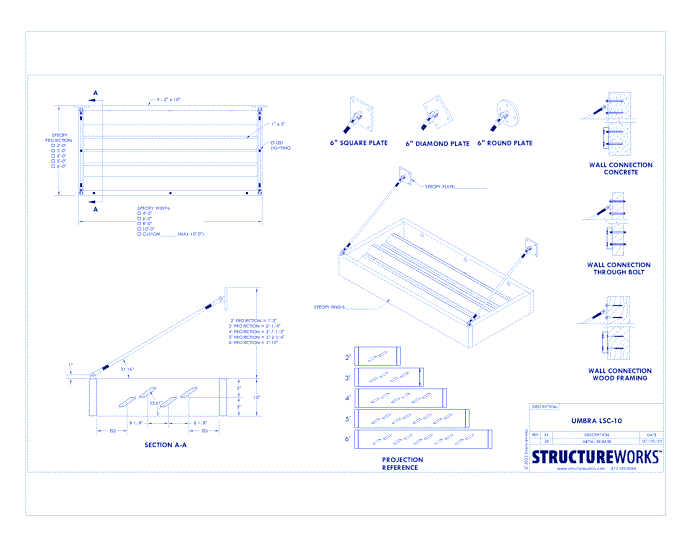 Umbra Canopies: UMBRA LSC-10 Architectural Canopy