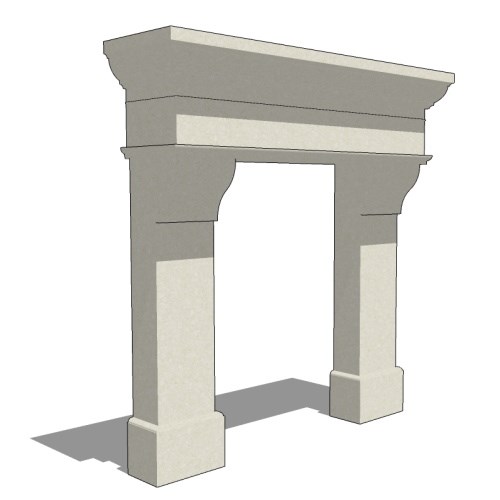 Fireplace Mantels: French Country 60 Tall Mantel