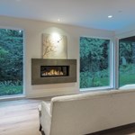 View Mantel: Bracket Concrete Surround Fireplace Mantel