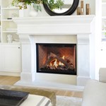 View Mantel: French Country 72 Tall Concrete Fireplace Mantel