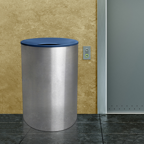 CAD Drawings Ex-Cell Kaiser Premier Collection Waste Receptacle - 45 Gallon