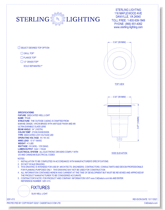 SL06 Well Light