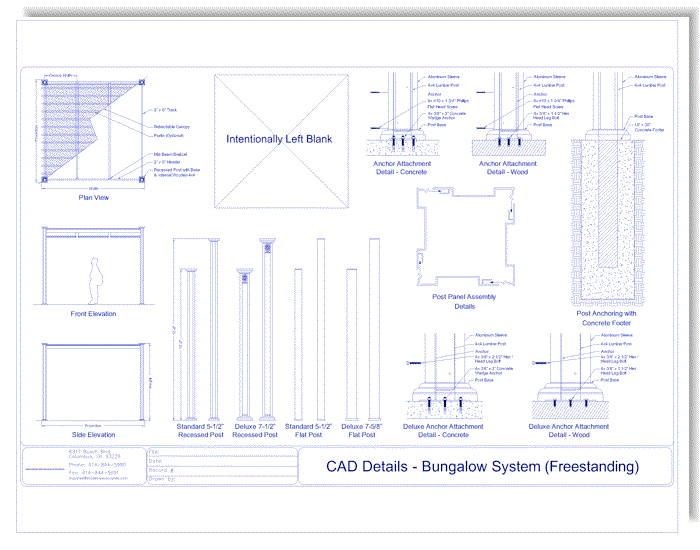 Aluminum: Freestanding Bungalow