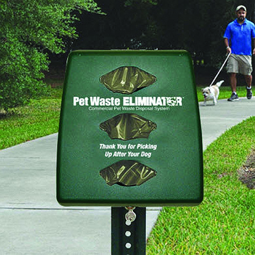 Plastic Pet Waste Eliminator Station Compact CADdetails