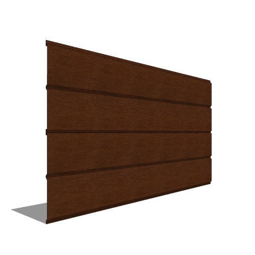 Lux Siding & Cladding: Double 7 - Two Panel Smooth Soffit
