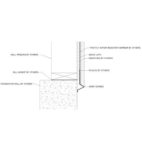 Weep Screed - Extended Leg