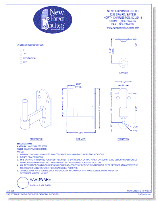 Pintels: Plate Pintel