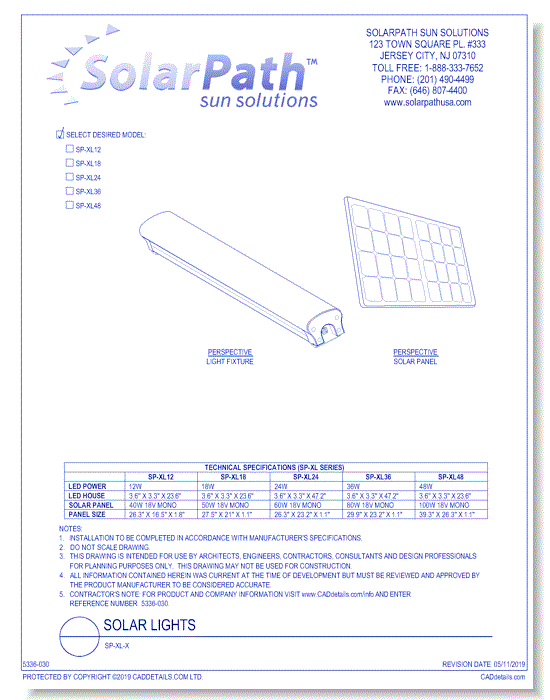 Solar Light: SP-Xl-X