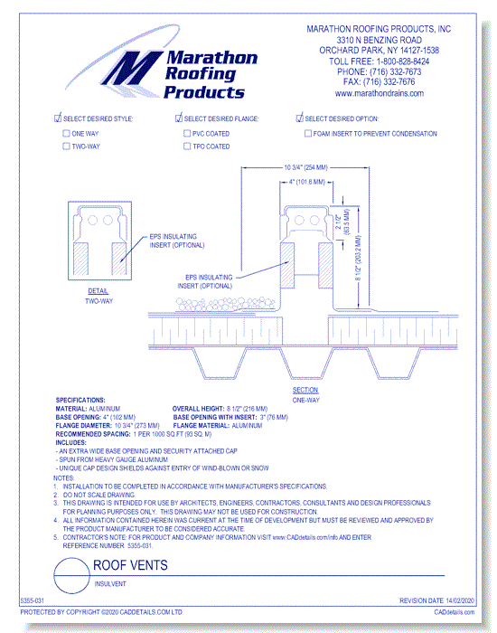 Roof Vents: Insulvent