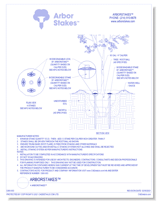 4 ArborStakes™