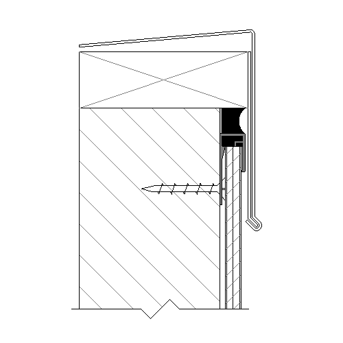 Panel 15® 1PC Molding System - Perimeter J - Parapet