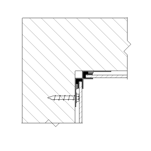 SinoCore® 1PC Molding System - Inside Corner