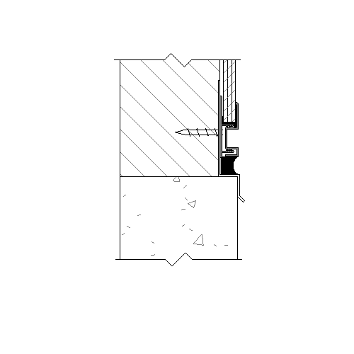 ProCore™ 2PC Molding System - Perimeter J - Foundation (Reveal) - Option 2