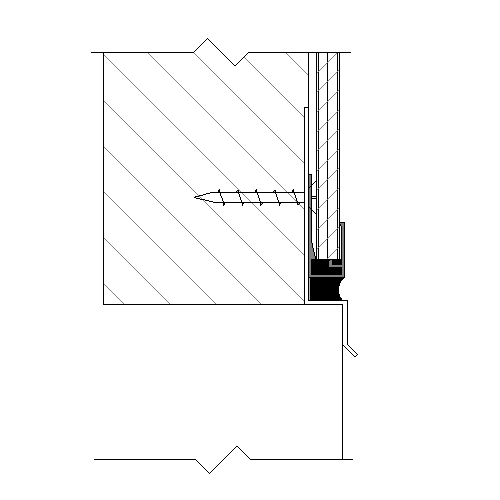 Panel 15® 1PC Molding System - Perimeter J - Window Head
