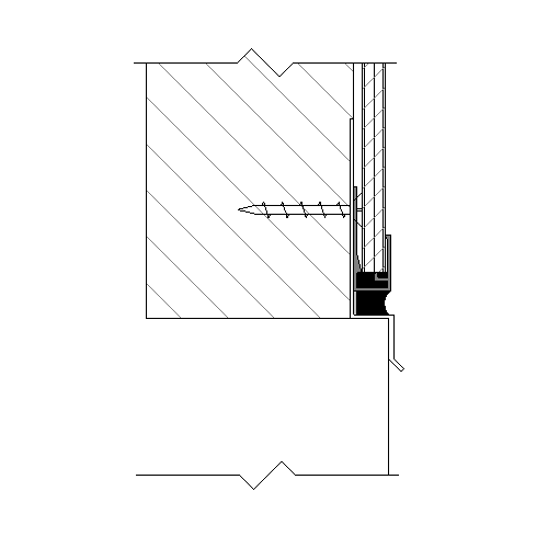 ProCore™ 1PC Molding System - Perimeter J - Window Head 