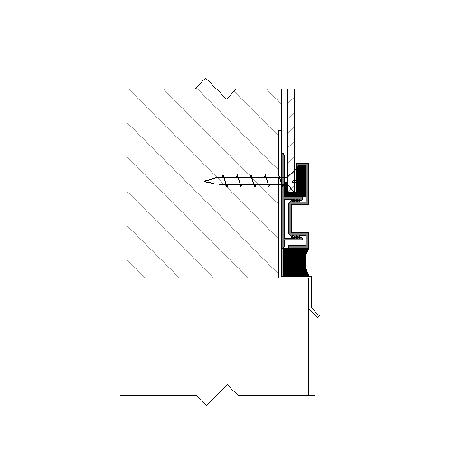 Panel 20® 2PC Molding System - Perimeter J (Reveal) - Window Head - Option 2