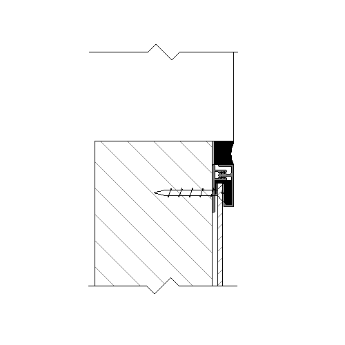 Panel 20® 2PC Molding System - Perimeter J - Window Sill - Option 1
