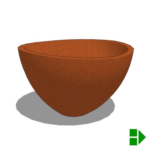 Wave Planters: Large - 48" D x 30" H