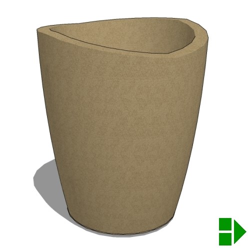 Wave Planters: Tall - 36" D x 38" H