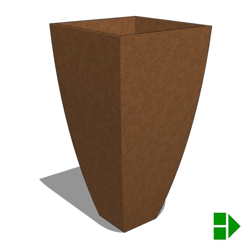 Square Planters: Square Tall - 20" D x 38" H x 20" L