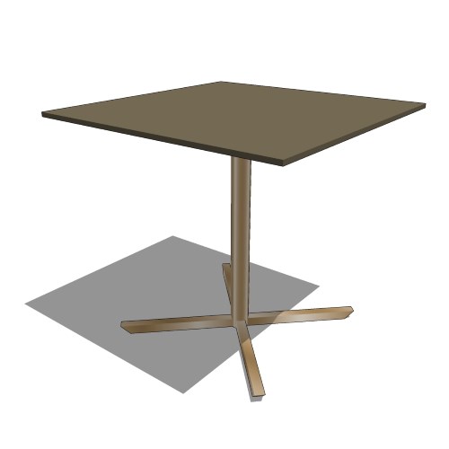 Core Fiber Square Pedestal Table (#001)