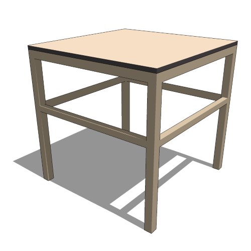 Core Ultimate Fiber and Aluminum Side Table (#053)