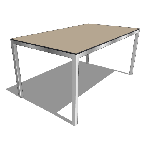 Core Rectangle Ultimate Fiber Dining Table (#067)
